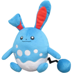 Officiële Pokemon knuffel Azumarill +/- 24CM Lang San-ei